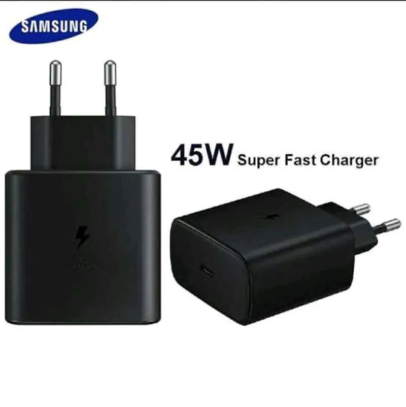 Original Samsung 45W Super Fast Complete Charger (2 Pin)